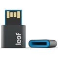 USB 64GB Leef Fuse  Charcoal Matte/Blue магнитный тёмно-серый/синий